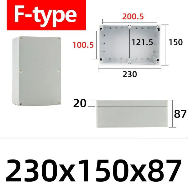 Outdoor IP67 enclosure for secure weatherproof cable connections