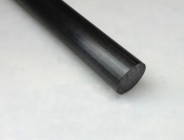 30mm black nylon bar, PA6 plastic rod for industrial use