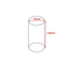 Protective packaging for clear acrylic display cylinder blocks shipping