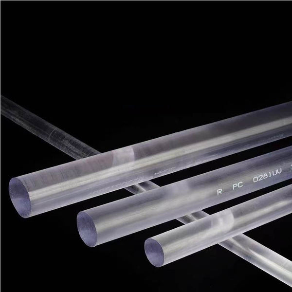 30mm transparent PC rod – CNC machinable plastic for DIY and industrial use