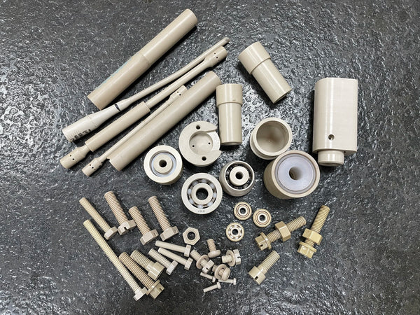 Natural beige color PEEK rod – virgin plastic material