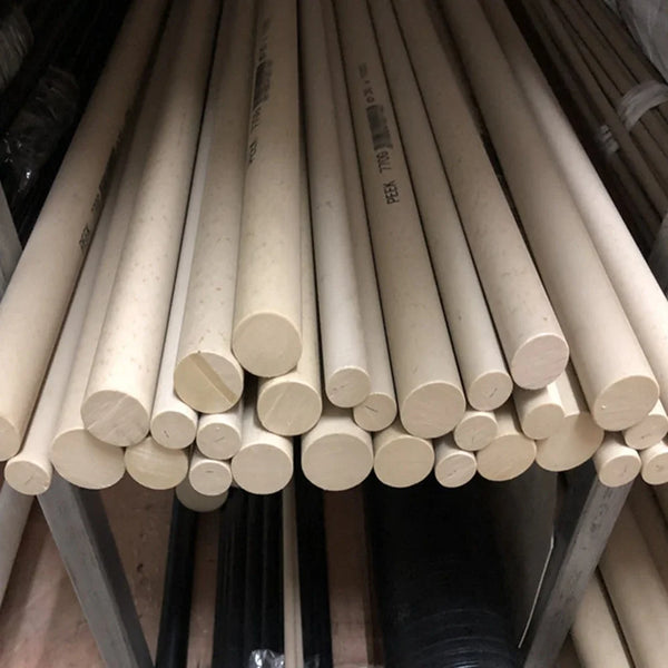 PEEK rods Ø1mm 1.5mm 2mm 2.5mm 3mm × 1m length comparison