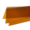 Amber PEI Ultem plastic sheet - transparent high-temperature engineering plastic