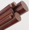 Heat-resistant phenolic Bakelite rods in 50mm to 100mm diameters, 500mm long for electrical insulation