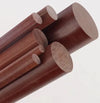 Heat-resistant phenolic Bakelite rods in 50mm to 100mm diameters, 500mm long for electrical insulation