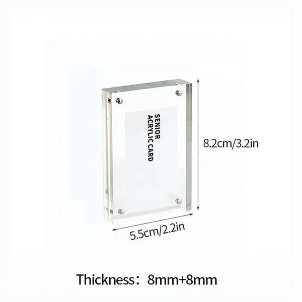 Blackpink photocard and poster displayed in magnetic acrylic frame