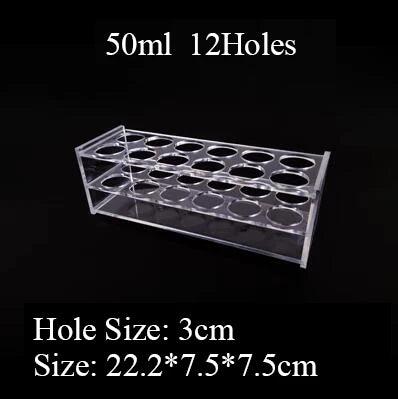 Sample storage tray for mixed volume lab tubes (0.5–50ml)