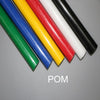 Wear-resistant polyoxymethylene rods suitable for CNC machining