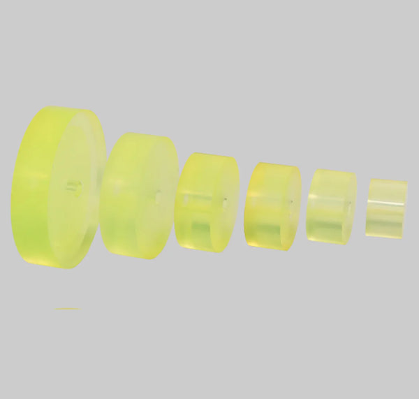 CNC processed polyurethane gasket – custom cut round pad for heavy machinery