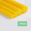 Colorful polyurethane hollow rods in red, blue, yellow, green, and black for toy and furniture applications