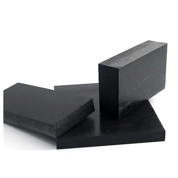 POM plastic sheet being CNC cut for mechanical or prototyping applications