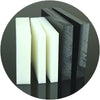 Multiple size options of POM plastic sheets with metric and inch units