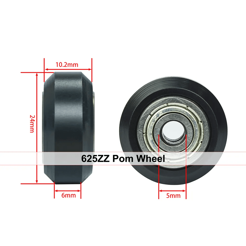Full POM Pulley Kit with V, Big, and Small Wheels for Ender3 V2