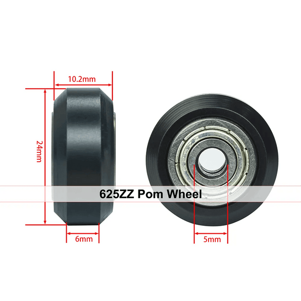 Full POM Pulley Kit with V, Big, and Small Wheels for Ender3 V2