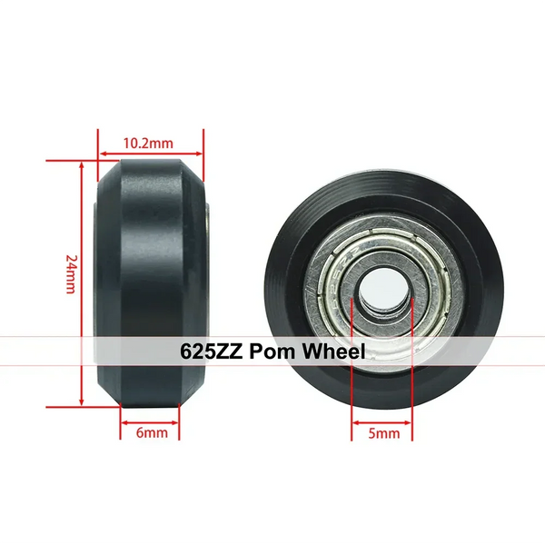 Full POM Pulley Kit with V, Big, and Small Wheels for Ender3 V2