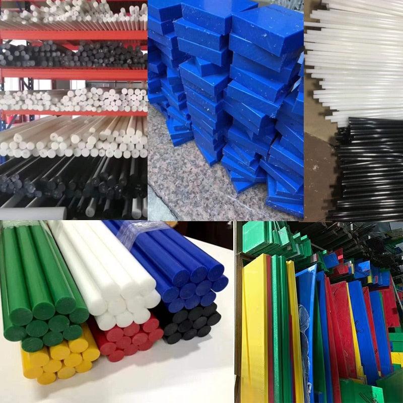 Multiple Diameter Colorful POM Rods for Custom Fabrication