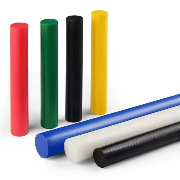Packaged Colorful POM Plastic Rods Ready for Shipping