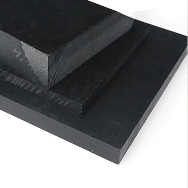 Surface texture detail of POM engineering plastic sheet with matte finish