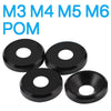 POM plastic washers used in PCB or electronics insulation assembly