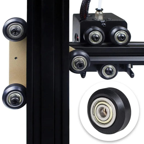 Size Comparison Chart for POM Pulley and Idler Wheels – V, Big, Small