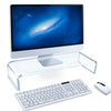 Portable lightweight acrylic laptop holder – easy to move and use anywhere