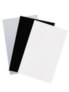 Frosted polypropylene (PP) sheet, white, A4 210×297 mm, 1.0 mm matte surface for DIY and signage