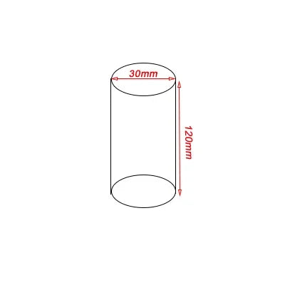 CNC precision machined clear acrylic display block with smooth edges
