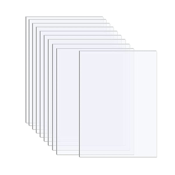 Dual-side protective film on clear acrylic sheet preventing scratches during shipping and handling