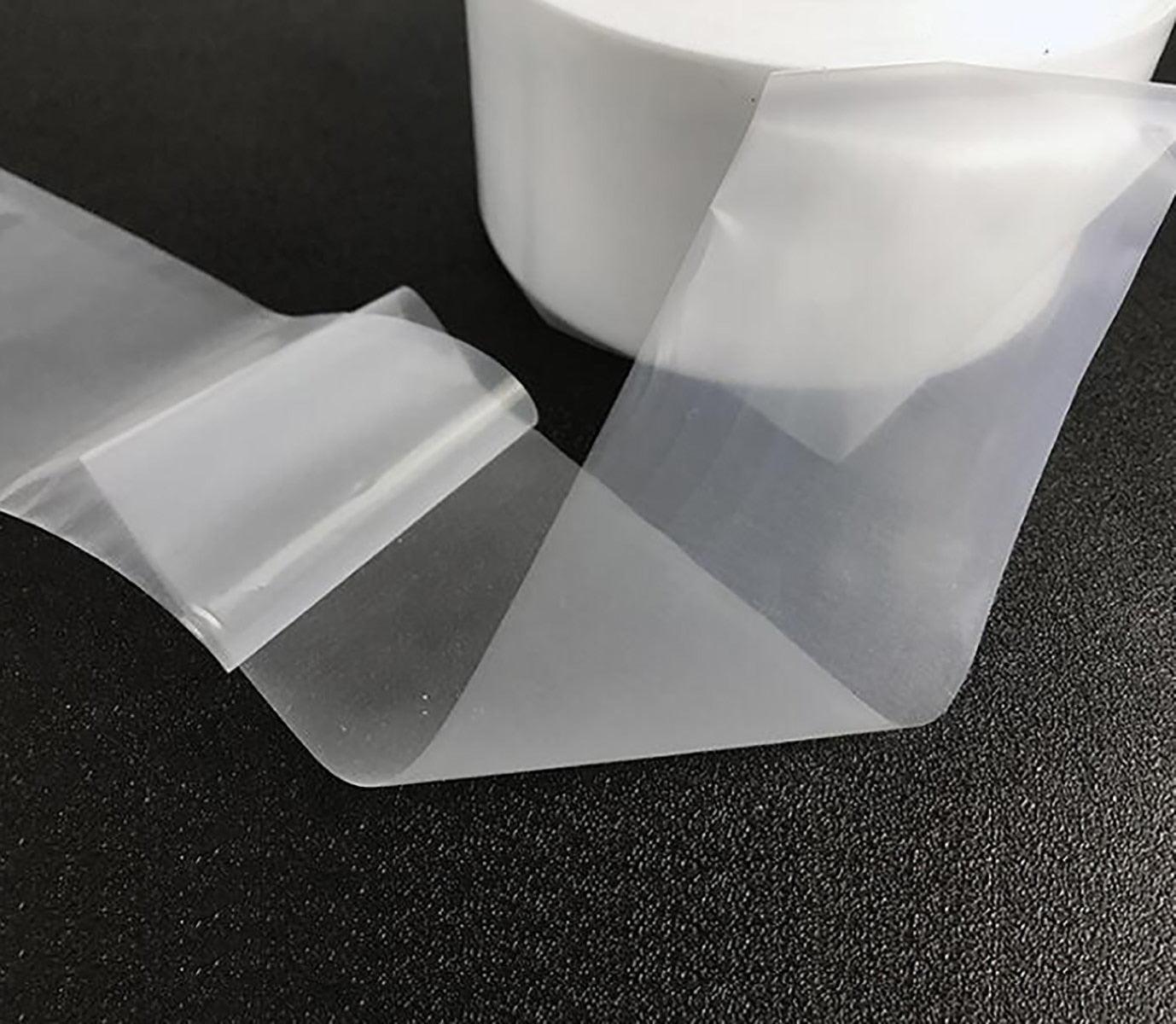 Heat-resistant PTFE film in roll format
