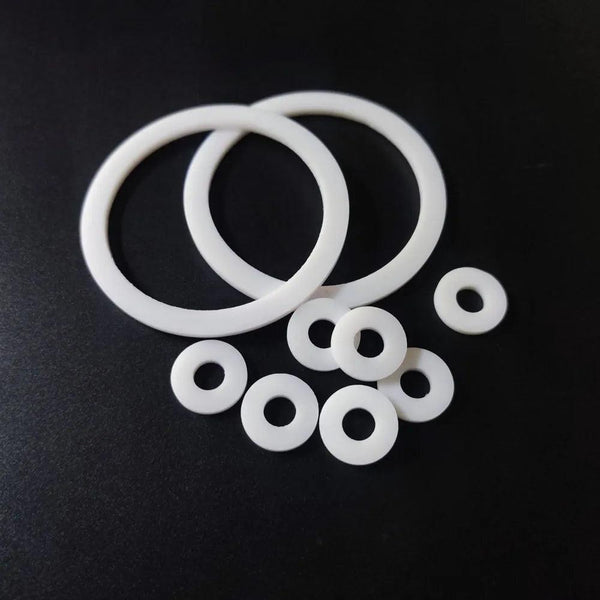 PTFE flat washer gasket 1.25mm thick, chemical and temperature resistant