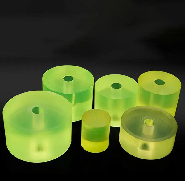 Vibration-absorbing PU round sheet for machines