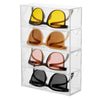 Retail optical store using acrylic eyewear display case for merchandising