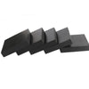 50x50mm black rubber pad with 10mm thickness for anti-slip and machinery support