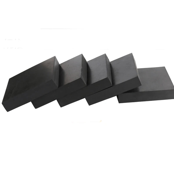 50x50mm black rubber pad with 10mm thickness for anti-slip and machinery support