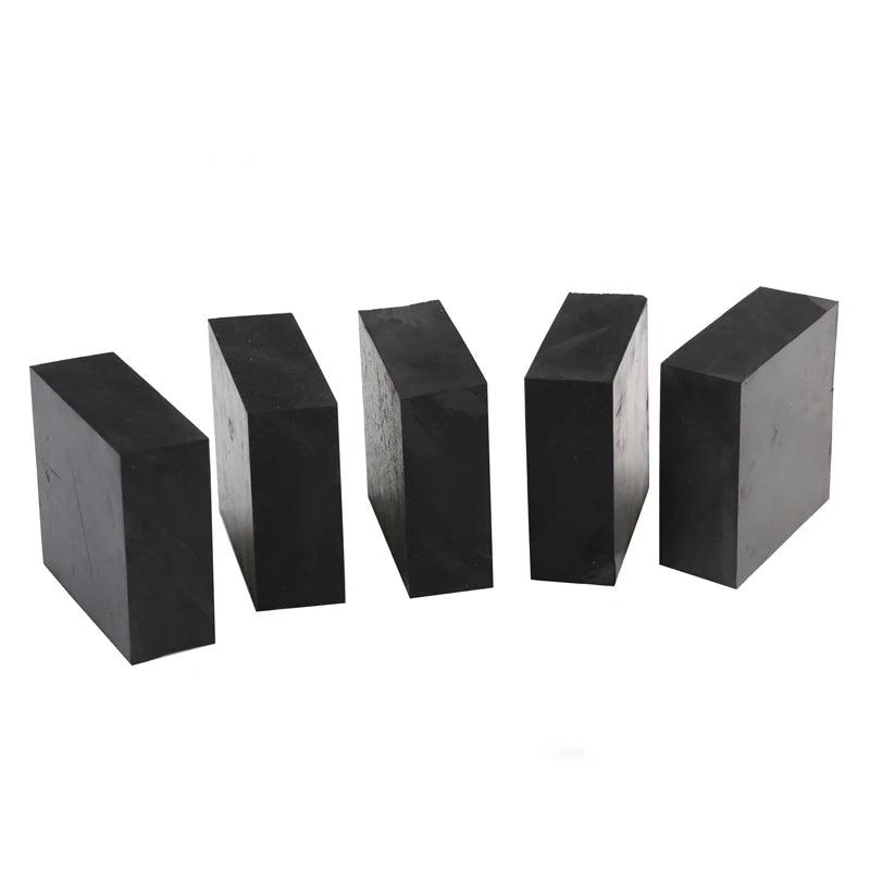 Multiple thickness options of black rubber pad from 10mm to 50mm