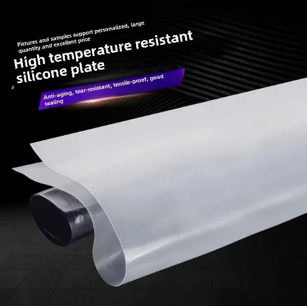 Silicone rubber mat for thermal insulation and electrical isolation