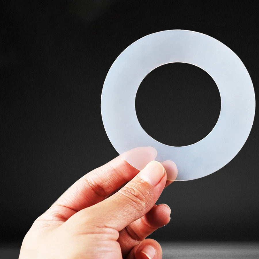 High temperature silicone washer for faucet repair, hose bolts, and valve sealing applications