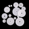 Assorted plastic spur gears for robot building and educational projects