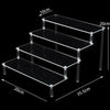 Stable Tier Base Support of Acrylic Display Rack