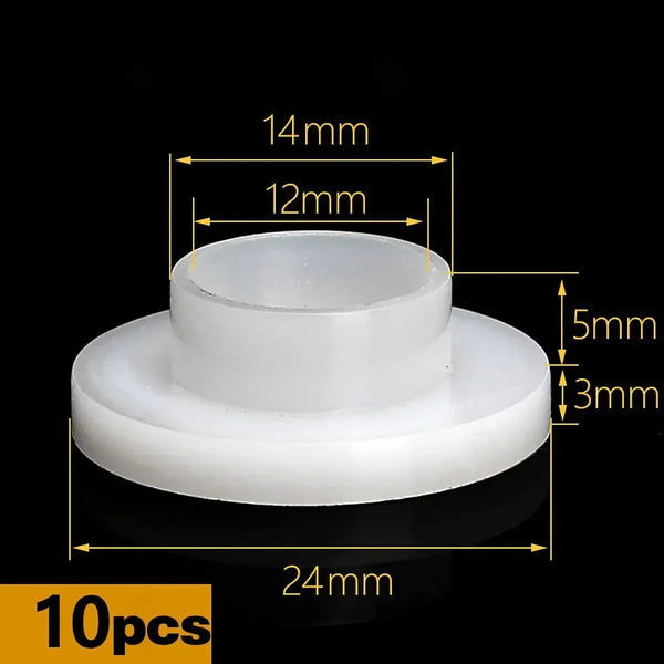 M3 Black T-type Nylon Washer with Insulating Properties