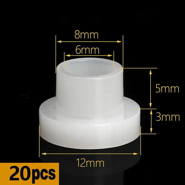 M4 Black Nylon Step Washer for Secure Fastening