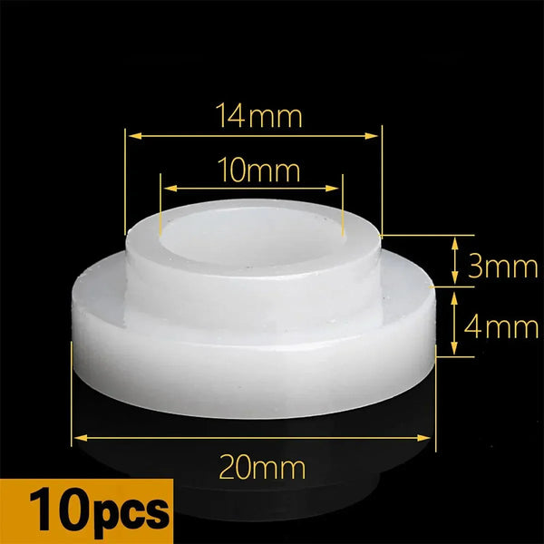 M8 Black Step Washer with Thread Grip for Motor Housing