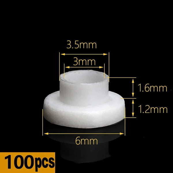 M12 White Nylon Step Washer for Vibration Resistance