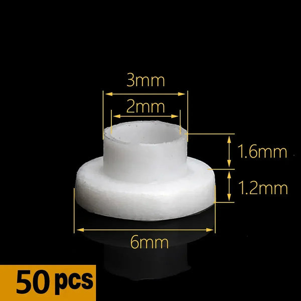 M16 White Nylon Stepped Washer for Heavy Load Insulation