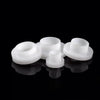 M6 White Nylon Stepped Bushing Washer for Machine Assembly