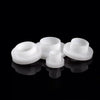 M6 White Nylon Stepped Bushing Washer for Machine Assembly