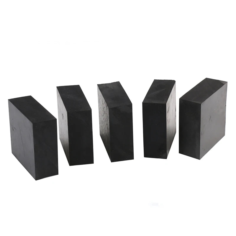 Industrial-grade black rubber mat for shock absorption and sealing applications