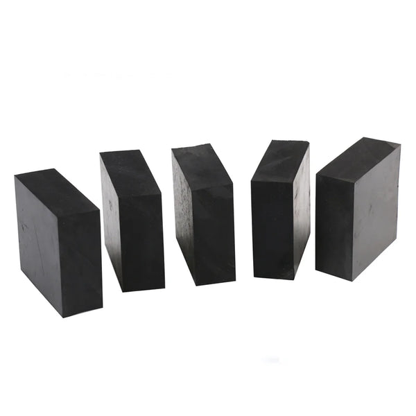 Industrial-grade black rubber mat for shock absorption and sealing applications