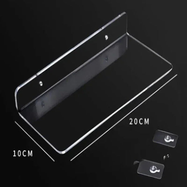 Thick crystal clear acrylic material with smooth edges
