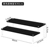 5-tier black acrylic cosmetic display shelf for retail counter